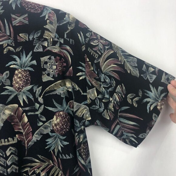 Campia Moda Hawaiian Short Sleeve Dress Shirt Size Medium - Picture 13 of 13
